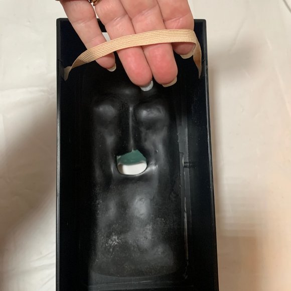 Rotary Hero Moai Tiki Easter Island Tissue Box EUC - Picture 4 of 11